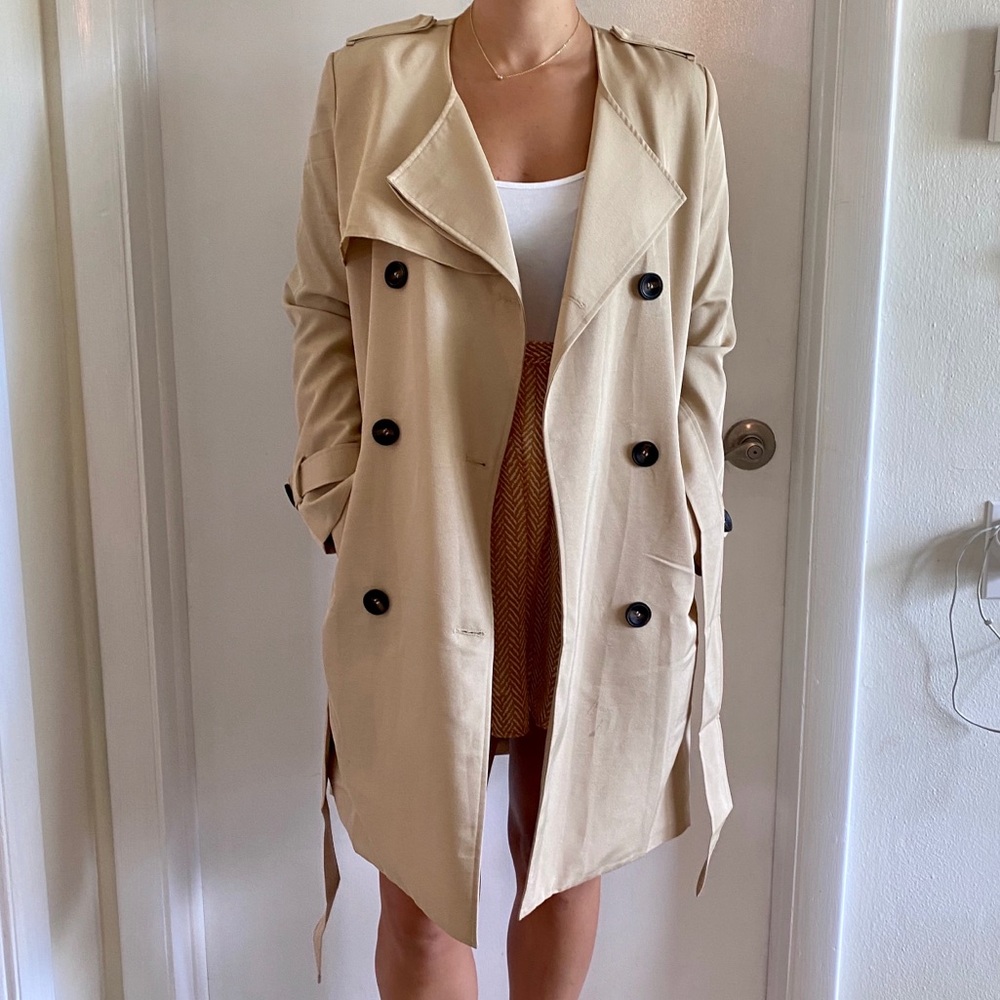 Trench coat- WITH TAGS